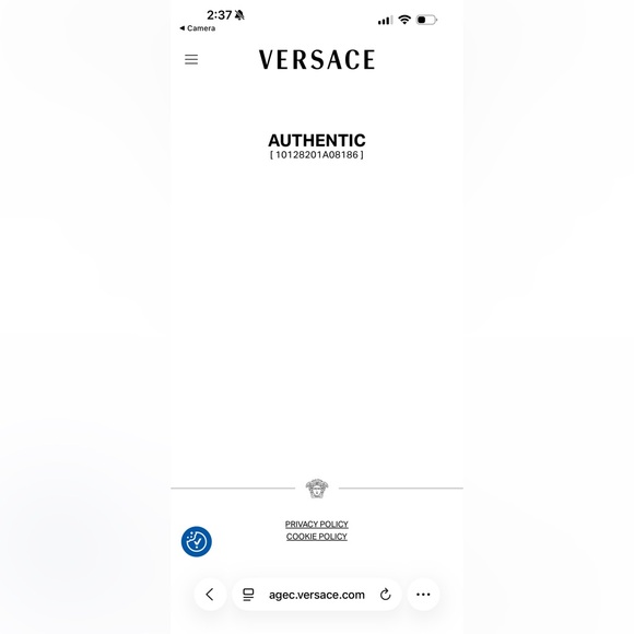 Versace Greca Goddess zippered card case Full Inclusion Blush Pink - Picture 9 of 12